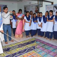 BK Sister guided to play fun games to students of Satyabhama College for HI, BBSR,Odisha on 07/02/2019.