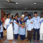 Photo with students of Satyabhama College for HI, BBSR on 09/02/2019.