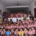 Group photo with Deaf & Dumb School students at Dungarpur,Rajasthan,India.