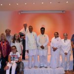 Group Photo of BK Brothers and Sisters with Physically Challenged student at Brahma Kumaris Centre,Frankford,Germany.