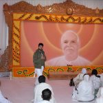 Mr Meet (HI ) from Ahmedabad doing meditation at Shantivan,Mt Abu.Rajastan.