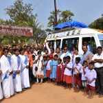 Group photo with Irma Baka Memorial School for HI,VI,Malkanagiri.Odisha.