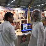 Mr Pratap Chandra Sarangi Minister of Government ,India for Animal Husbandry, Dairying and Fisheries and Micro, Small and Medium Enterprises Visiting Divyang Stall.