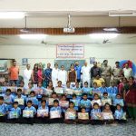 Group Photo with Hearing Impaired Students at Rajkot on 05/08/2017.