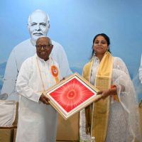 Godly Gift presented to Chief Guest ACJM Saloni Saxena by Rajyogi Karuna Bhaiji on Inauguration Day(18th June'2025)